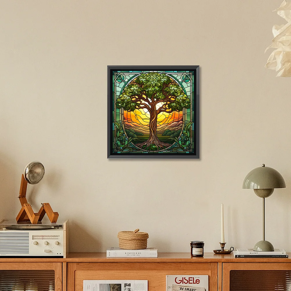 Diamond Painting - Full Round Drill - Tree(Canvas|30*30cm)