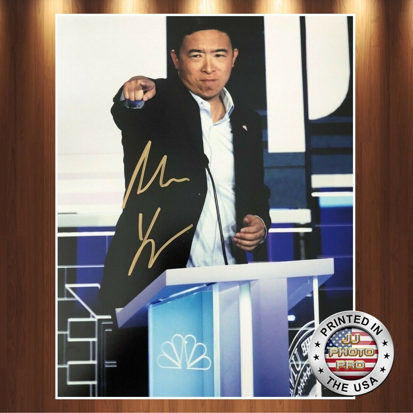 Andrew Yang Autographed Signed 8x10 Photo Poster painting REPRINT