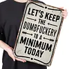 Slogan - Vintage Metal Signs - 30*40cm - Warning
