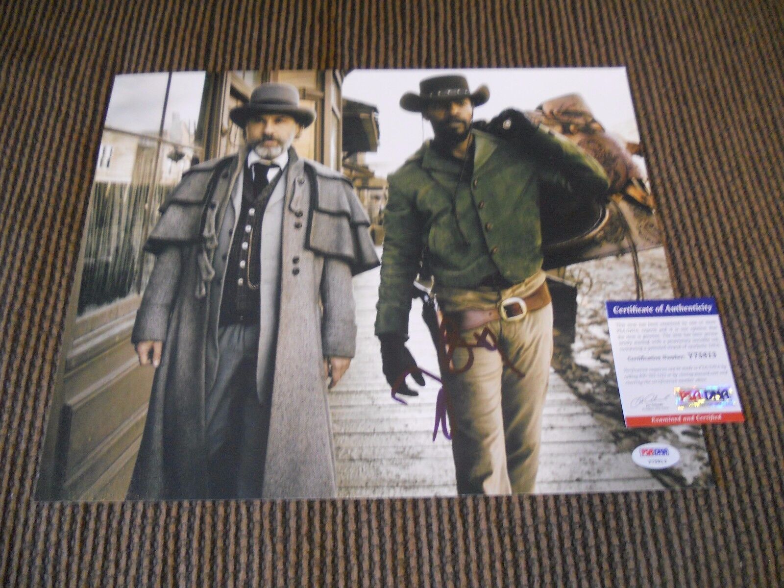 Jamie Foxx Django Signed Autographed 11x14 Photo Poster painting PSA Certified F4