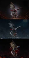 Rathalos & Silver Rathalos & Azure Rathalos - MONSTER HUNTER WORLD Resin Statue - Edge Studio