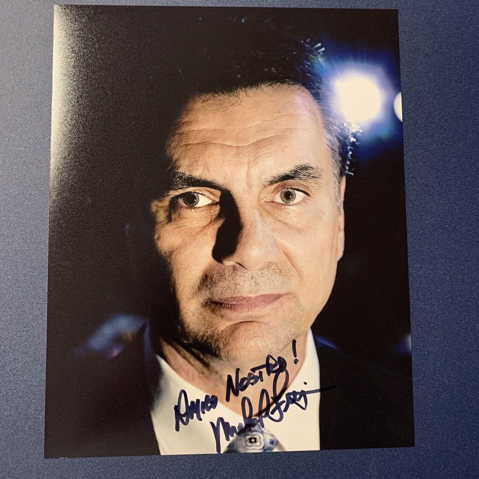 MICHAEL FRANZESE SIGNED 8x10 Photo Poster painting AUTOGRAPHED NEW YORK MAFIA MOBSTER MOB COA