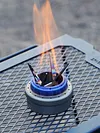 Outdoor Mini Alcohol Stove with Four-Corner Bracket Hiking Backpacking Cookware