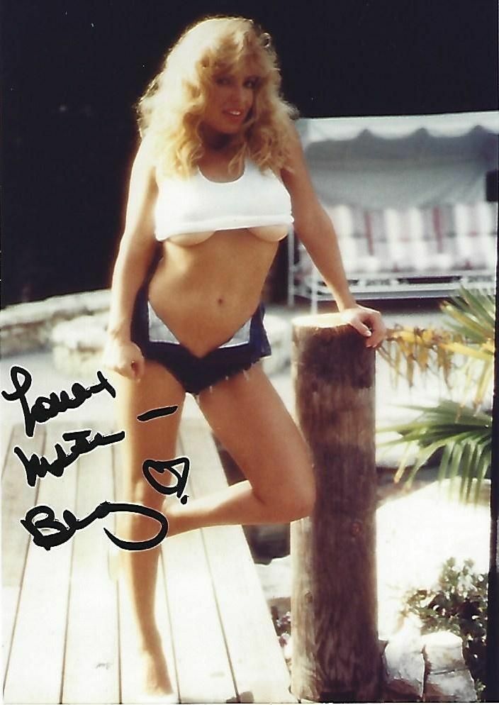 Becky Sunshine Signed 3.5x5 Photo Poster painting BAS COA Pinup Model Candid Picture Autograph 0