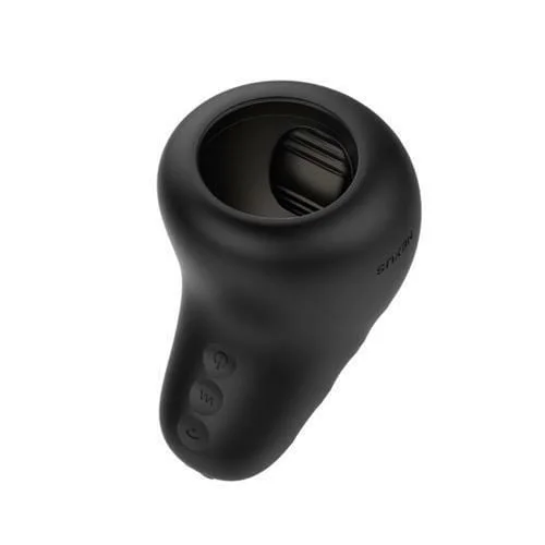 pornhint Pornhint Nexus Eclipse Vibrating & Stroking Male Masturbator Black