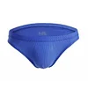 Simple Solid Color Ice Silk Jacquard Briefs