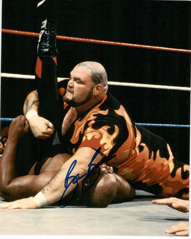 Bam Bam Bigelow (d. 2007) Signed Autographed Glossy 8x10 Photo Poster painting - COA Matching Holograms