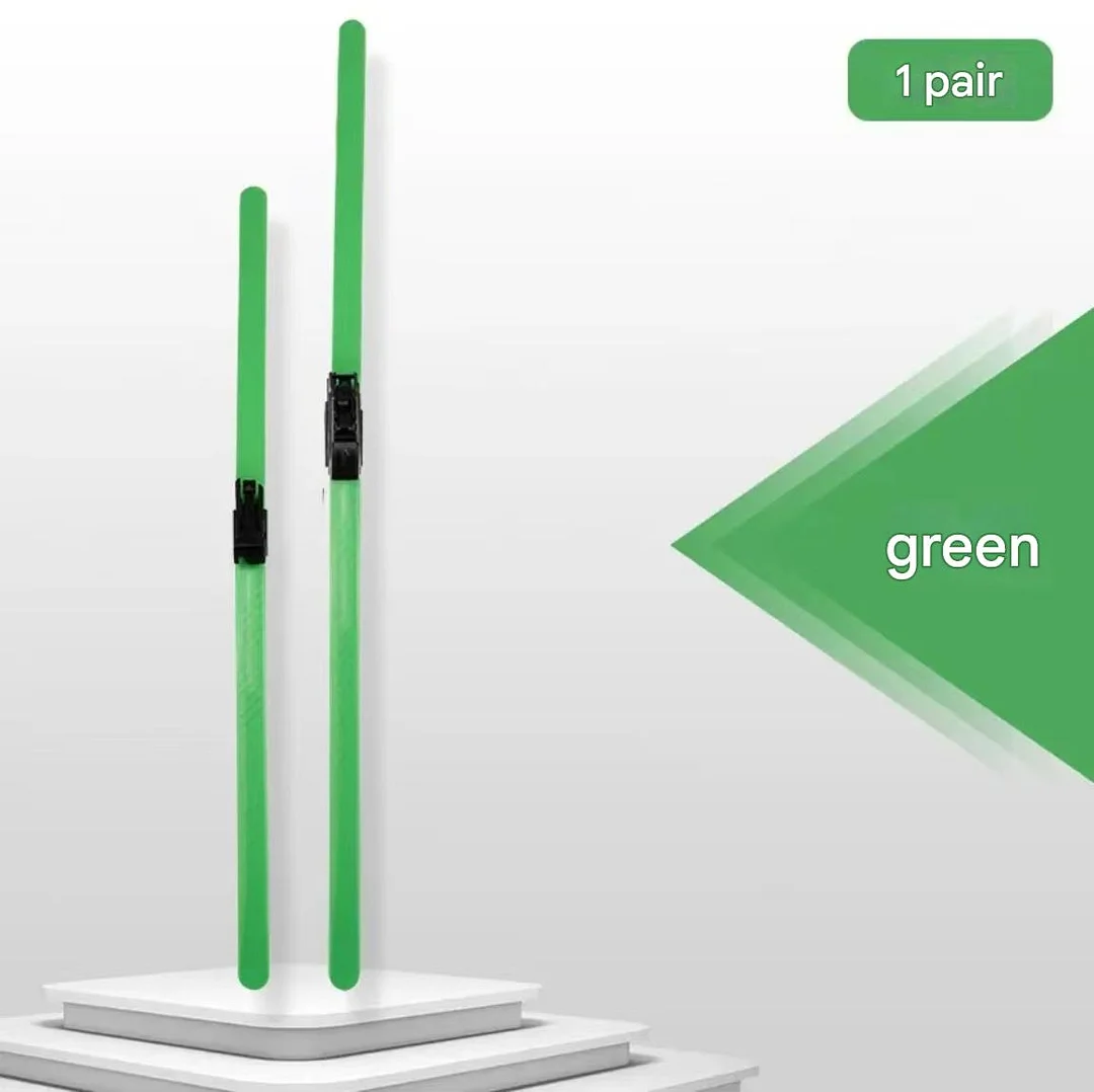 Automotive carbon fiber colored windshield wipers (2 pieces)