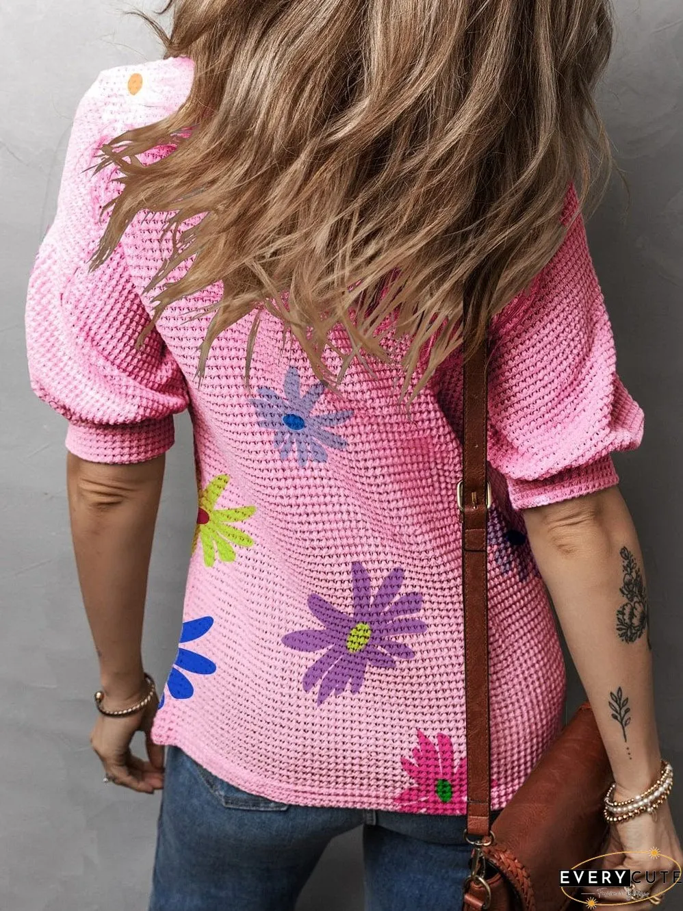 Pretty in Pink Floral Top