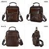 BAIGIO Schultertasche Herren Umh&auml;ngetasche Leder Herrentasche Vintage Crossbody Messenger Bag f&uuml;r Arbeit Reise Alltagsleben