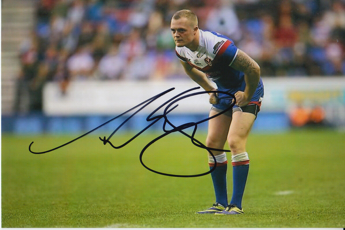 ST HELENS HAND SIGNED ADAM SWIFT 6X4 Photo Poster painting 8.