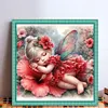 Cute Girl-11CT Stamped Cross Stitch 40*40cm/15.75*15.75in tapestrymarket