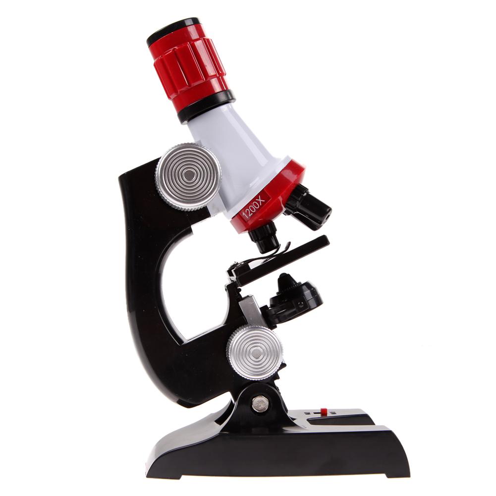 

Kids Educational Microscope Kit Science Lab Led 100-1200X Toy Home School, 501 Original