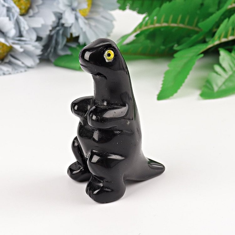 2.5" Dinosaur Crystal Carving Animal Bulk