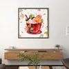 uk.everydayedeals (Limited Stock)9CT Full Stamped&nbsp;Cross Stitch - Teacup Juice (50*50CM)