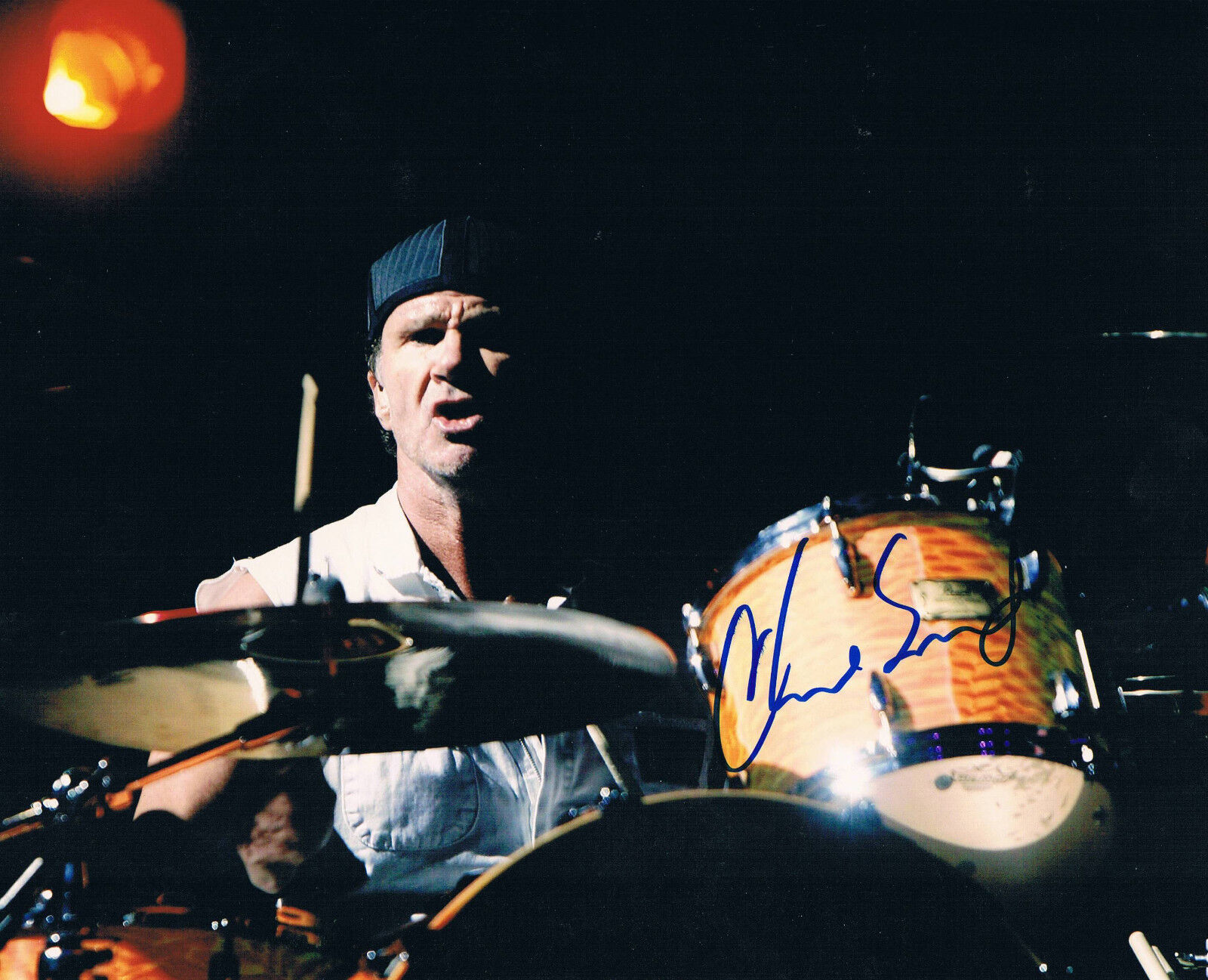 Chad Smith Red Hot Chili Peppers genuine autograph Photo Poster painting 8x10