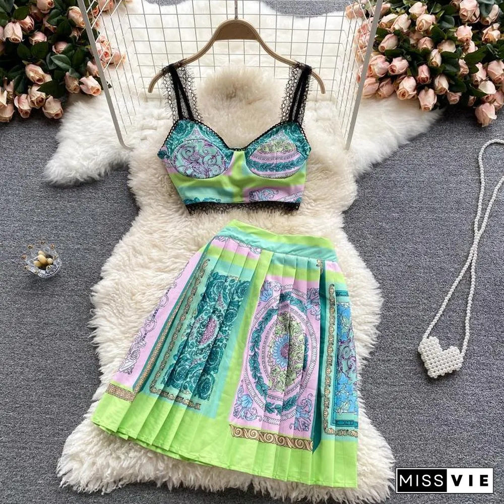 Print Cami Two-Piece Set P14153