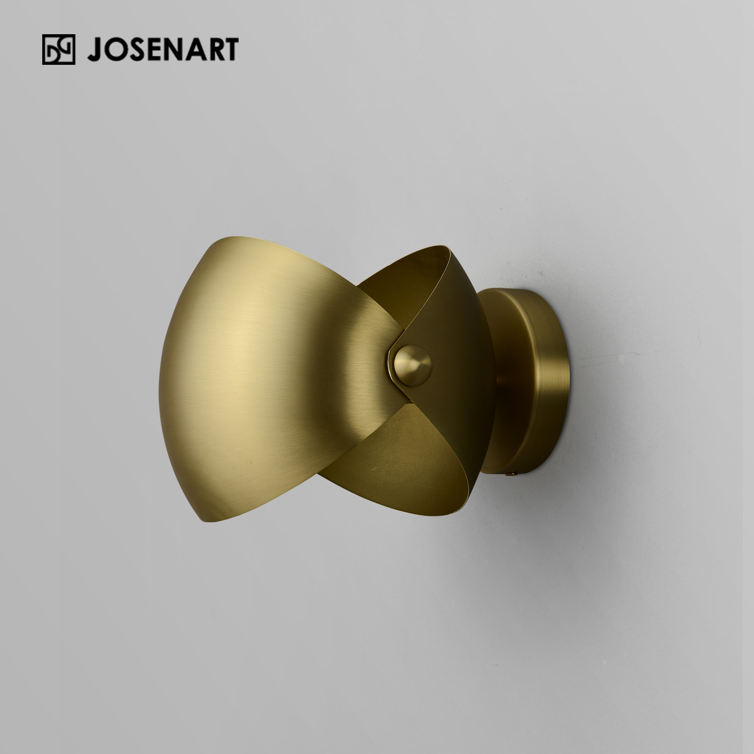 Eirene Brass Italian Sconce JOSENART Josenart