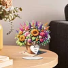 (US Only)Acrylic 2D Flat Print DIY Flowers Diamond Painting Art Tabletop Decorations