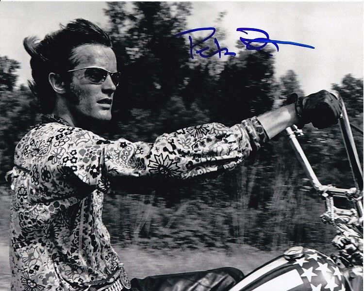 PETER FONDA signed autographed EASY RIDER WYATT Photo Poster painting