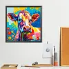 Diamond Painting -DIY Round Drill Highland Yak(40x40cm)