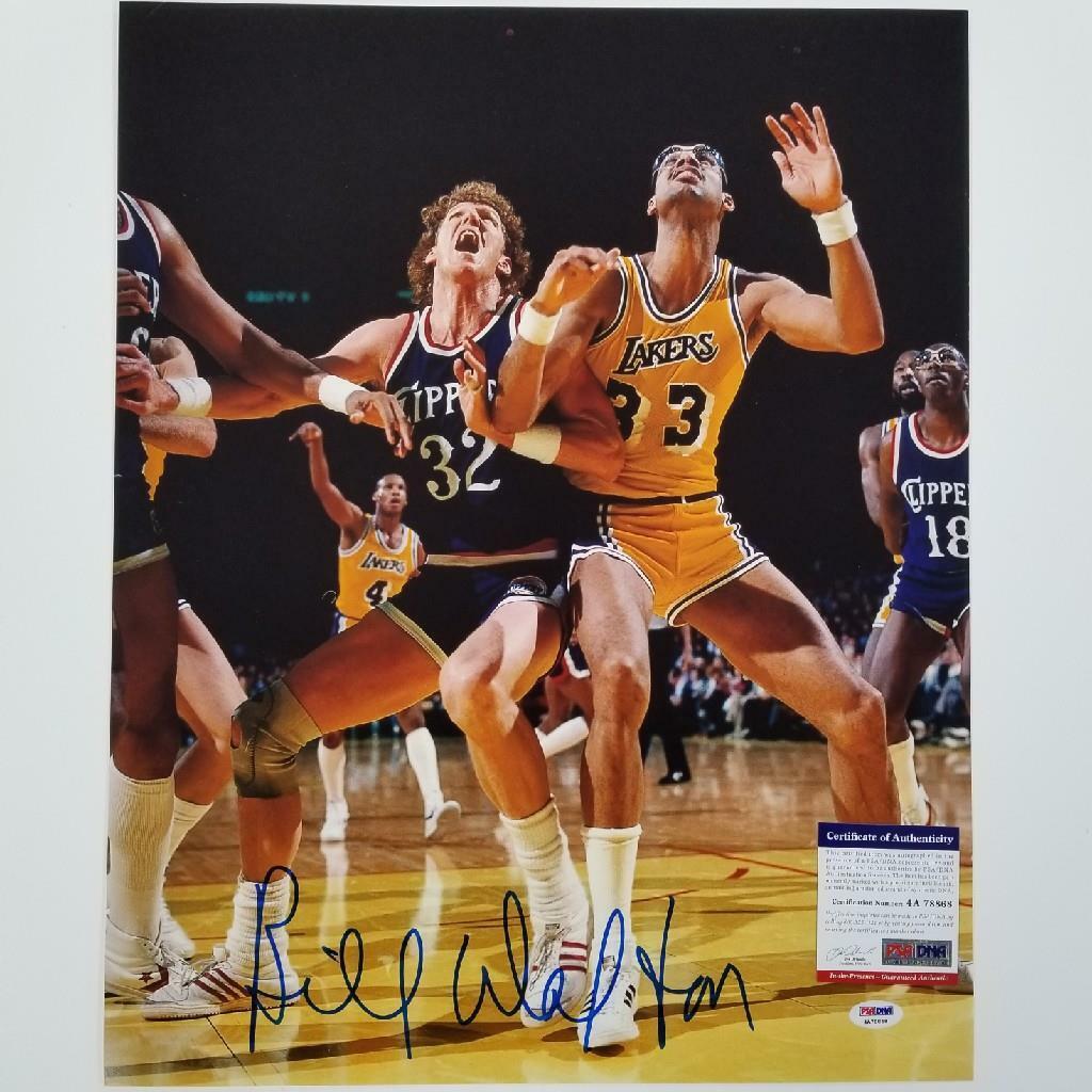 Bill Walton signed 16x20 Photo Poster painting Autograph Boston Celtics vs Lakers ~ PSA/DNA COA