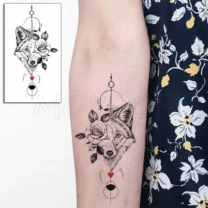 Water Transfer Tattoo Sexy Running Horse Anime Tattoo Body Art Waterproof Temporary Fake Flash Tattoo for Man Woman 10.5*6cm