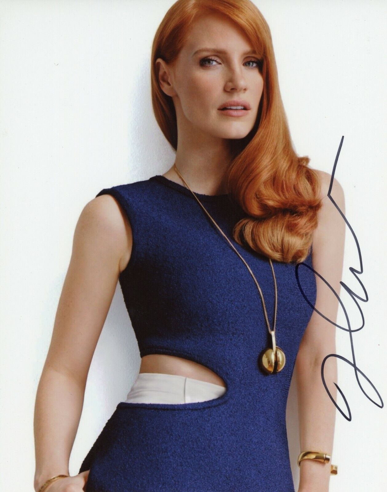 ~~ JESSICA CHASTAIN Authentic Hand-Signed BEAUTIFUL