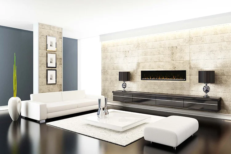Dimplex IgniteXL 74" Linear Recessed / Built in Electric Fireplace