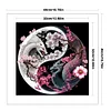 Tai Chi Yin Yang Dragon - 14CT Stamped Cross Stitch - 40*40cm