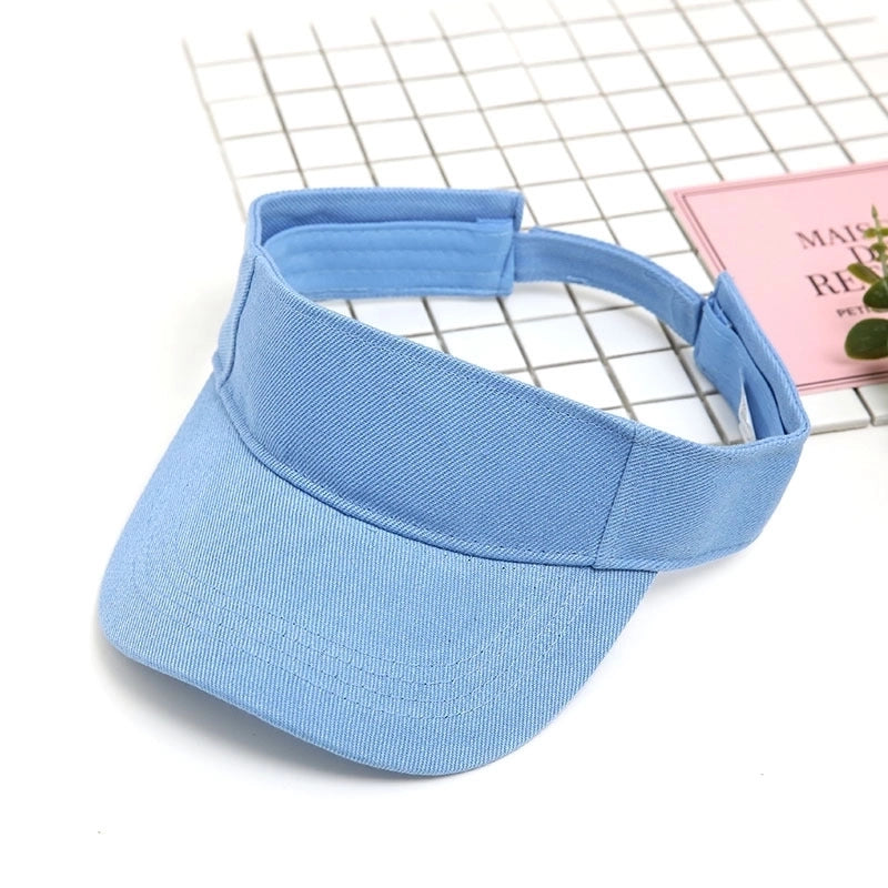 Unisex Minimalist Solid Color Curved Eaves Sun Hat