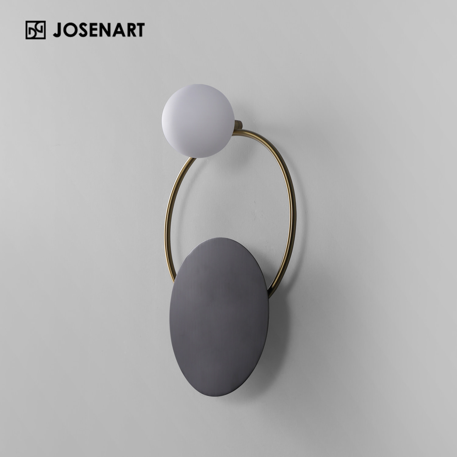 Modern Golden Ring Bedside Lamps   JOSENART Josenart