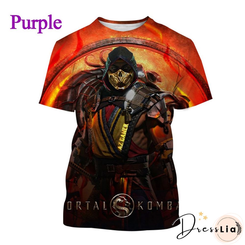 New Mens Fashion Print T-Shirt