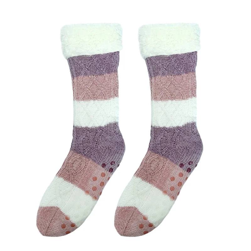 Letclo™ Autumn Mid-tube Plus Velvet Socks Slippers letclo Letclo