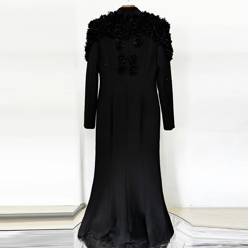 Nigikala Nigikala New Star Fashion Heavy Industry Nail Bead Three-Dimensional Flowers Green Fruit Collar Dress Dress Dress Dress