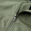 New Baseball Collar Solid Color Multi-Pocket Men's Jacket