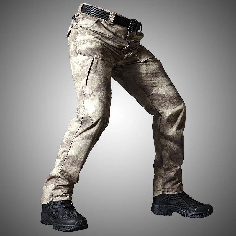 Tactical Waterproof Camouflage Tooling Multi-Pocket Wear-Resistant Pants