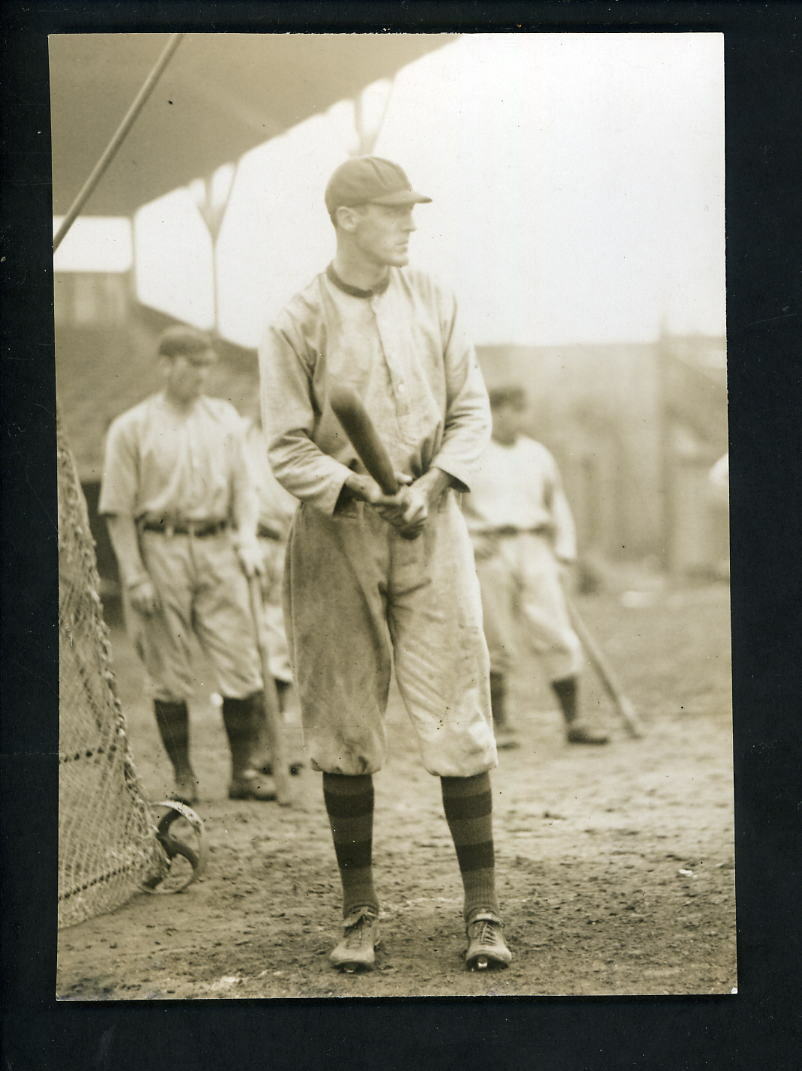 Bud Sharpe Paul Thompson 1911 Type 1 Press Photo Poster painting Buffalo Bisons