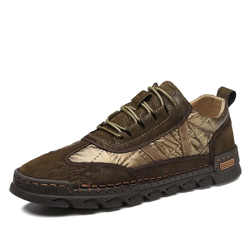 Brand Men's Casual Shoes Leather Men's Moccasins Loafers Outdoor Men Driving Shoes Non-slip Men's Sneakers Zapatillas Hombre
