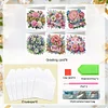 uk.everydayedeals 6Pcs DIY Diamond Painting Greeting Card - Flowers