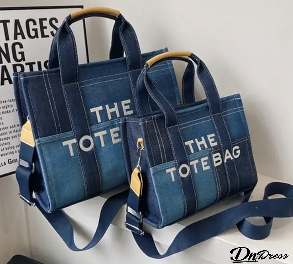Stylish Casual Canvas Tote Messenger Bag