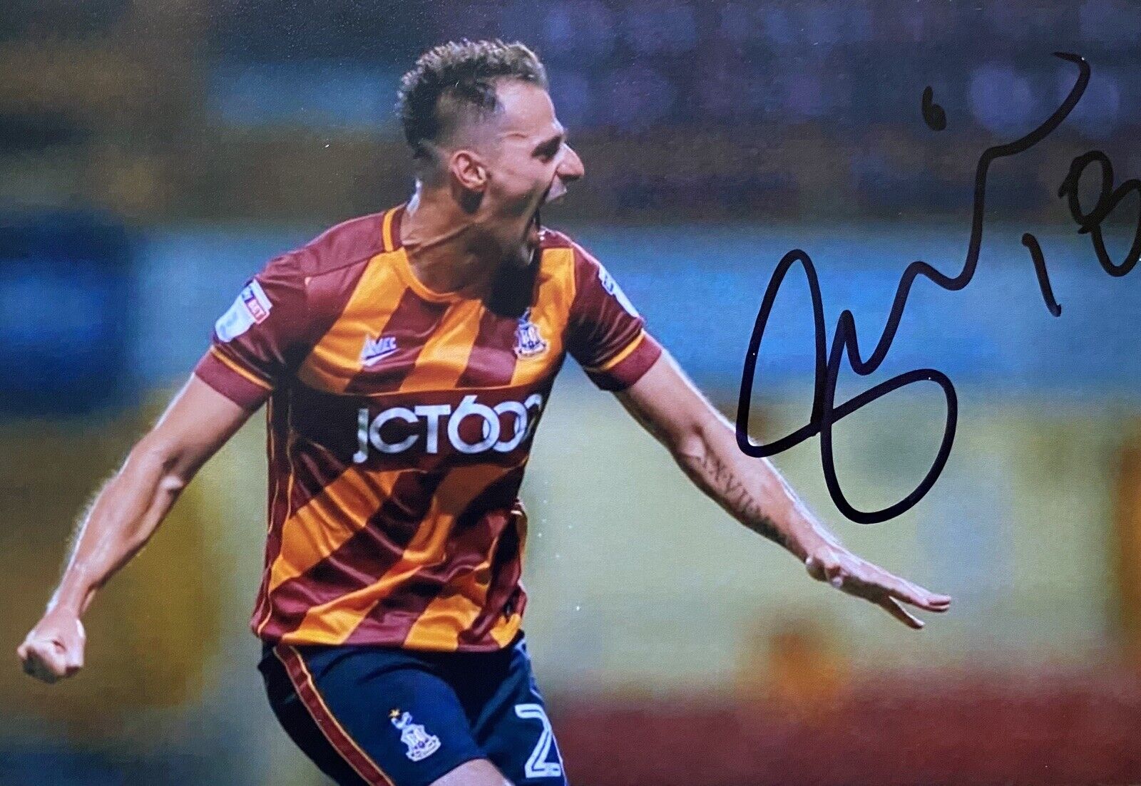 Filipe Morais Genuine Hand Signed Bradford City 6X4 Photo Poster painting