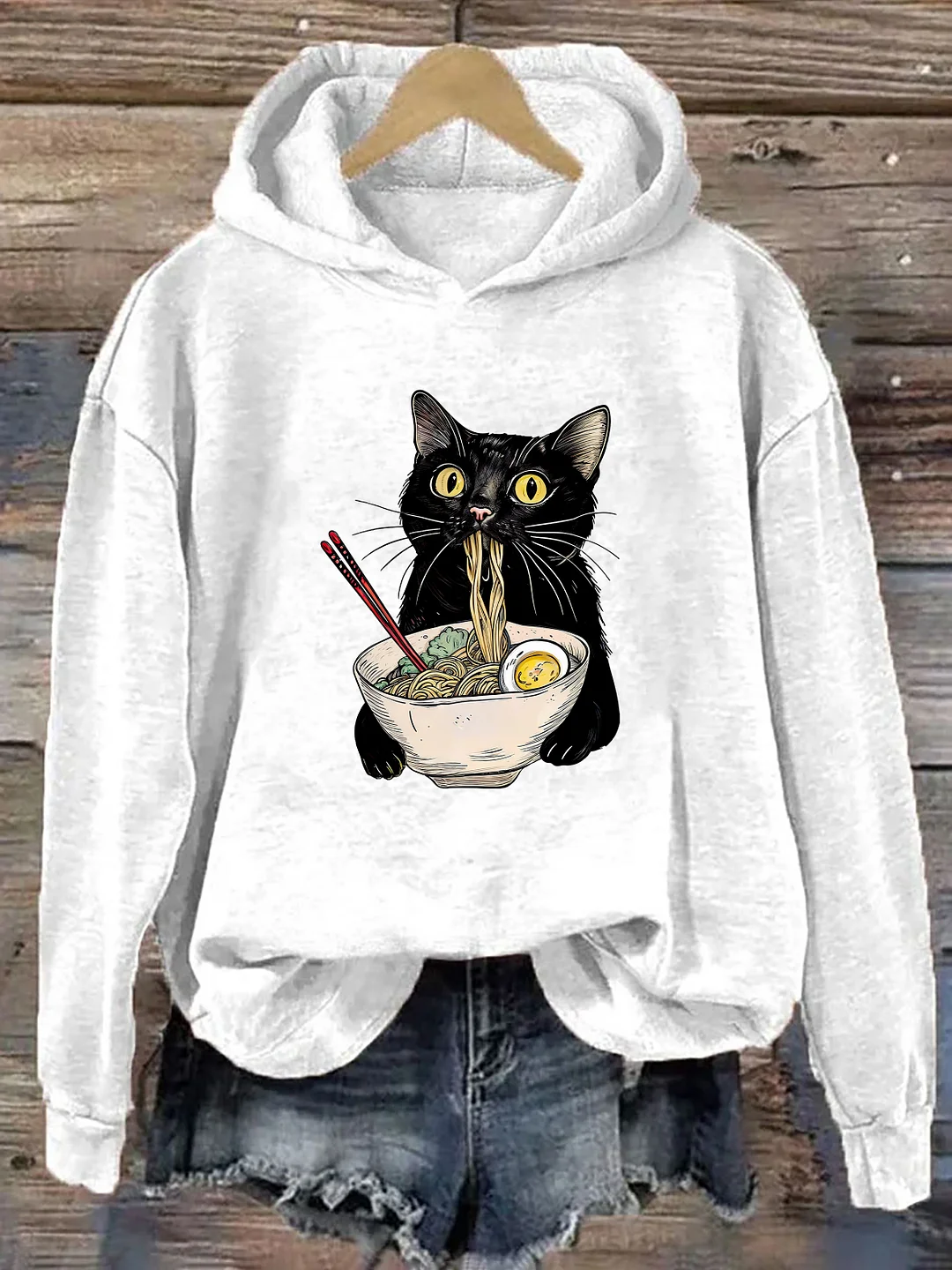 Noodle Cat Hoodie
