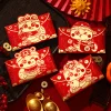 4PCS Stylish CNY Blessings Red Packet Envelope