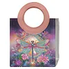 DIY 5D Diamond Art Painting Handbag with Round Handle Diamond Painting Kit Handbag Diamond Painting Bag for Women Casual Shopping Travel Daily Use