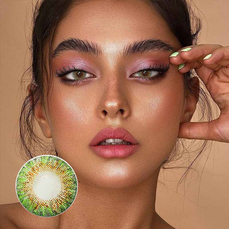 Natural Green Colored Contact Lenses