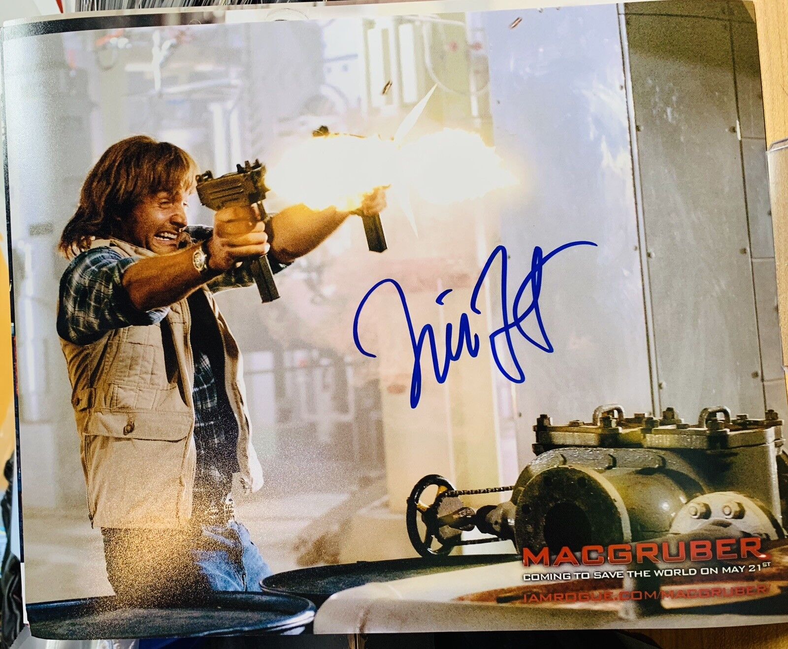 Will Forte Signed 8x10 Photo Poster painting COA Autograph SNL MacGruber D11