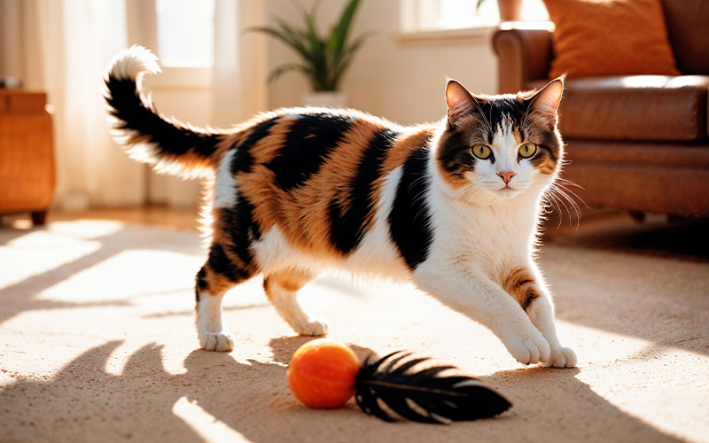 8 Ways to Keep Your Cat Entertained With Toys While You’re Away