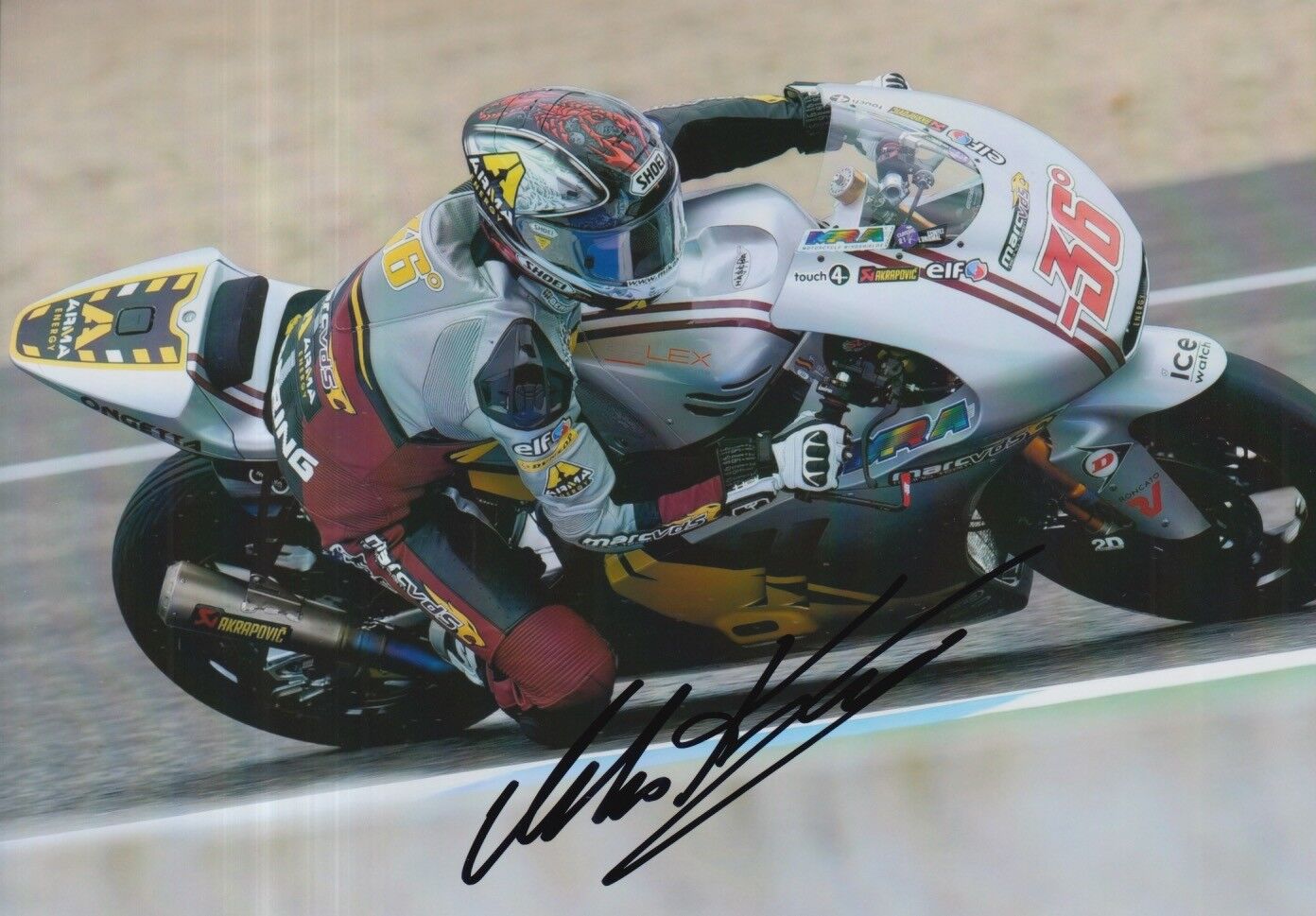 Mika Kallio Hand Signed 7x5 Photo Poster painting Marc VDS Racing Moto2 MotoGP 1.