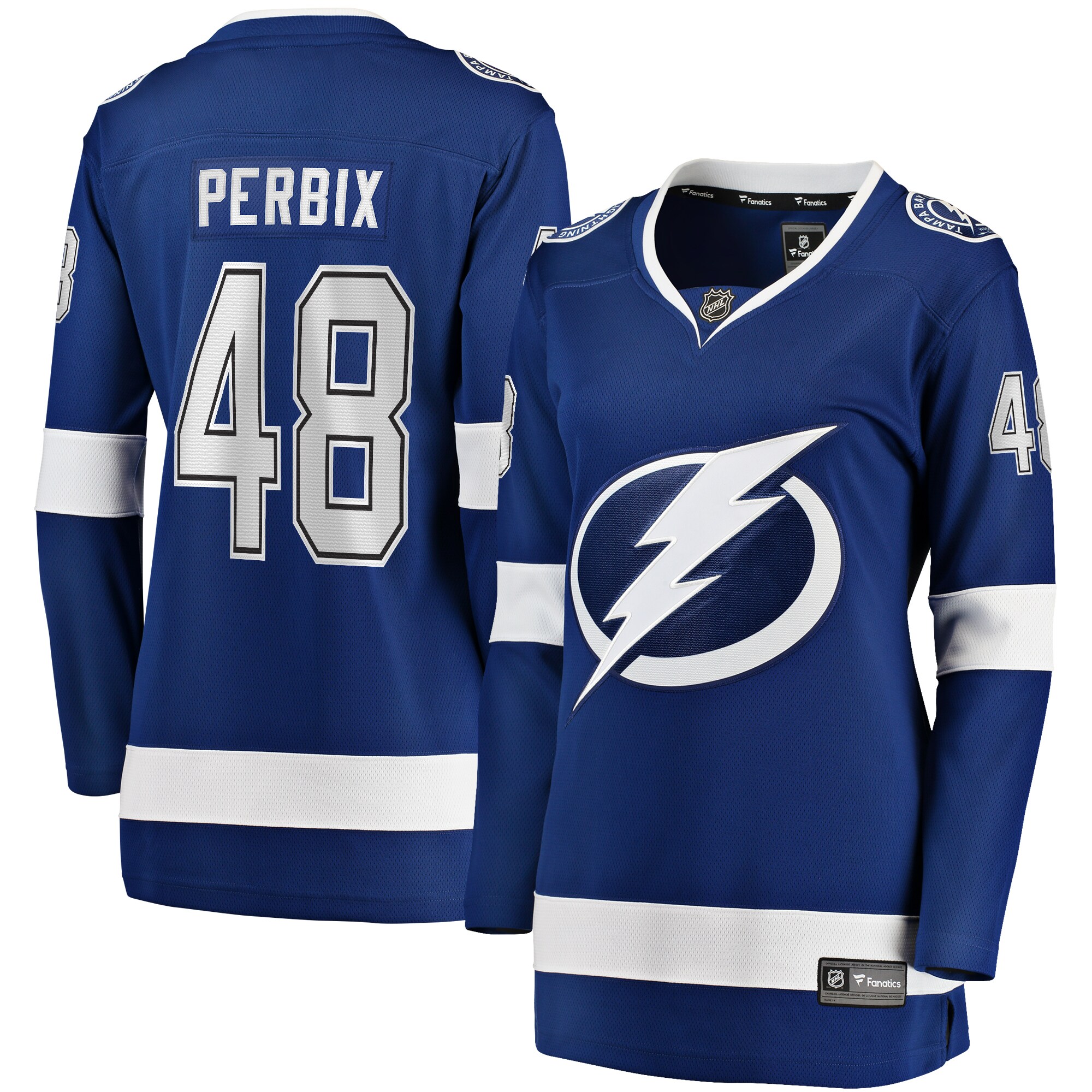 Nick Perbix Tampa Bay Lightning Fanatics Women&rsquo;s Home Breakaway   Jersey &ndash; Blue mysite